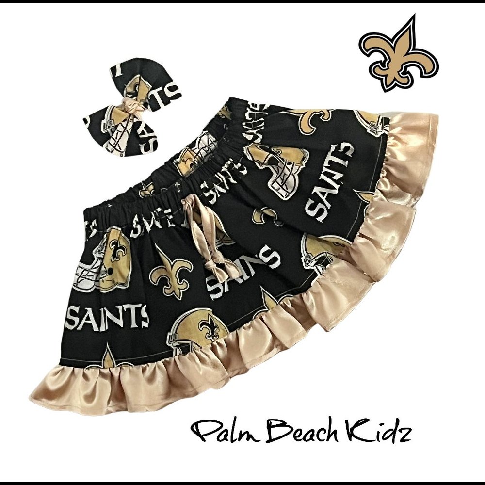 New Orleans Girls Saints Sports Skirt